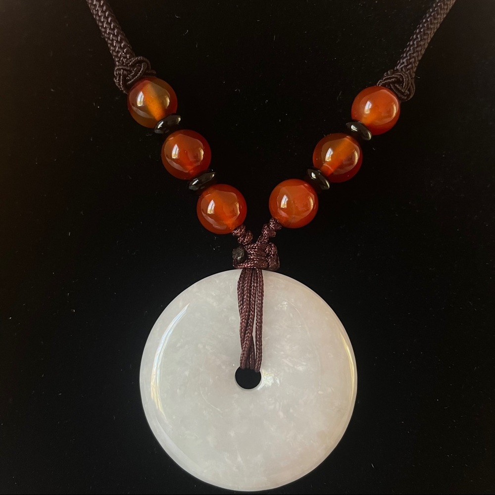 Certified Natural Burmese Jadeite Jade Pendant